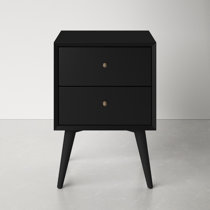 Black modern on sale night stand